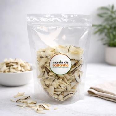 Imagem de Chips de Coco em Fitas com Borda 100g - Mania de Castanha