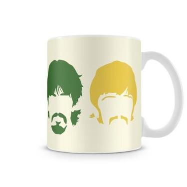 Imagem de Caneca Beatles Heads Colors - Starnerd