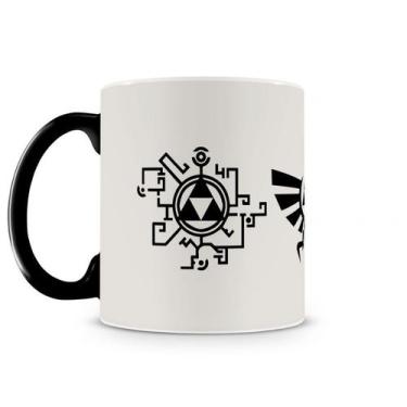 Imagem de Caneca Mágica Legend Of Zelda Icones - Starnerd