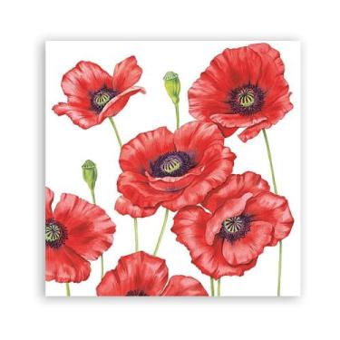 Imagem de 20 Guardanapos P/ Decoupage Ambiente Romantic Poppy 13308505