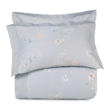 Imagem de Jogo De Edredom King Altenburg Cetim 300 Fios Flor De Lírio