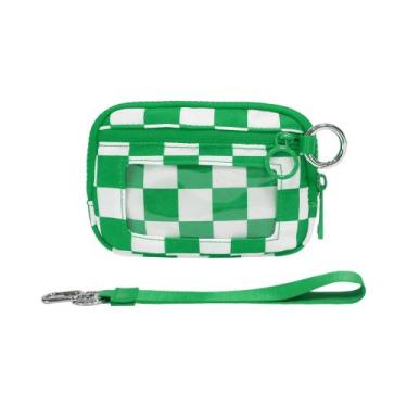 Imagem de Carteira Feminina Xadrez Preta Iris Com Janela Para Identificação, Bol