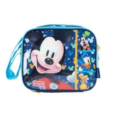 Imagem de Lancheira Escolar Masculina Mickey  Azul - Bagaggio, U