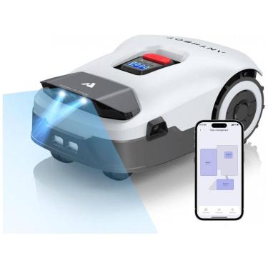 Imagem de Cortador de Gramado Robô ANTHBOT Genie Cinza - Sem Fio, RTK+Visão 4 Câmeras, Até 3400 m², Mapeamento Automático, 30 Zonas