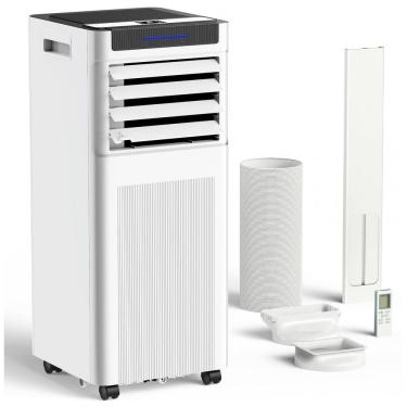 Imagem de Ar-condicionado Portátil AIDIAM 10000 BTU, potente, ideal para ambientes de até 42m², 3 em 1 com Modos de Refrigeração, Desumidificador