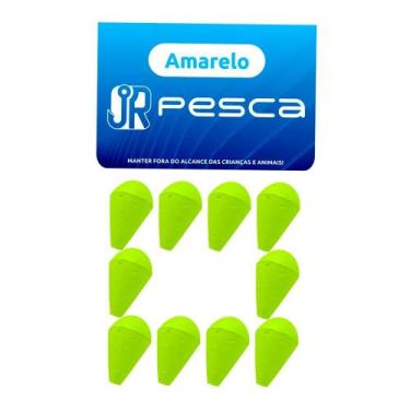 Imagem de Bóia Lambari Guia Isopor Nº01 - Jr Pesca, Amarelo