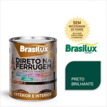 Imagem de Tinta Esmalte Direto Na Ferrugem 3,6 Litros Brasilux Escolha sua Cor S