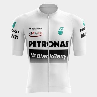 Imagem de Camisa Premium de Ciclismo Masculina Manga Curta Proteção Uv Respirável-Masculino