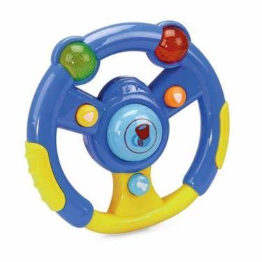 Imagem de Volante Musical Infantil Atividades com Luz e Som Xplast