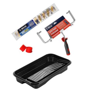 Imagem de Kit P/ Pintura Garfo Duplo Rolo Big 46 Cm Bandeja 4,3l - ATLAS / TIGRE