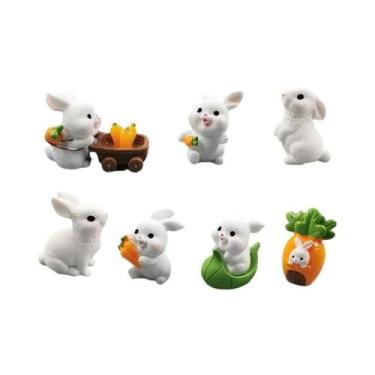 Imagem de Figurinha De Coelho Kawaii Para Natal E Páscoa, Acessórios De Decoraçã