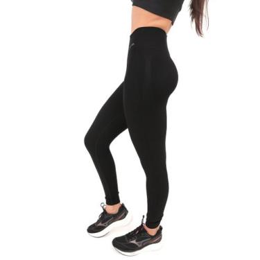Imagem de Calça Legging Feminina Harmoney Monttês Cós Alto Modeladora, Preto, M