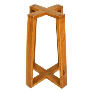 Imagem de Base Lary 75cm Pé X Para Mesa De Jantar em Pinus Para Tampo de Madeira