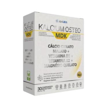 Imagem de Suplemento Cálcio Citrato Malato KALCIUM OSTEO MDK 30 comprimidos IDNL
