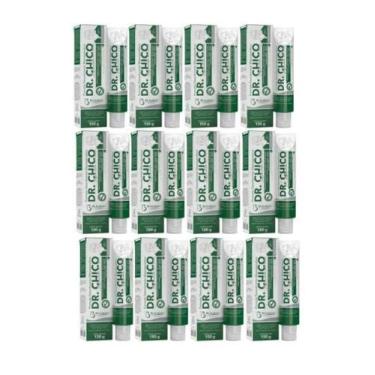 Imagem de Kit 12 Pomadas Massageadoras Dr. Chico 150g  Bio Instinto
