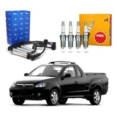 Imagem de Kit Vela Ngk Cabo Montana 1.8 2003 A 2010 - Delphi