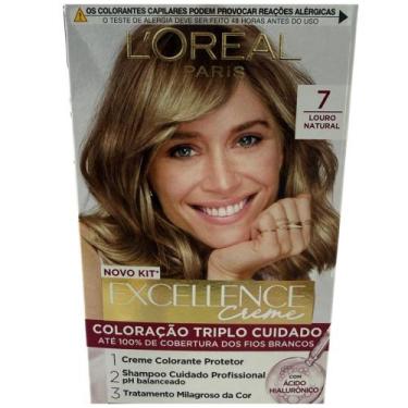Imagem de Coloração Excellence De L'Oréal Paris 7 Louro Natural - Loreal