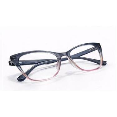 Imagem de Armação Para Óculos De Grau Feminina Leve Moderna Confortável-Feminino