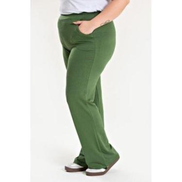 Imagem de Calça Feminina Plus Size Confort em Molecotton C/ Bolso - Serena-Feminino