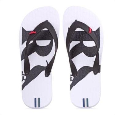 Imagem de Chinelo Reserva RPP Branco e Preto - Masculino-Masculino
