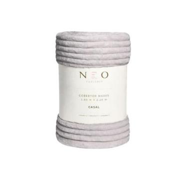 Imagem de Cobertor Casal Neo Mares 180X220 cm Canelado 300g/m² Cor:Off White - C
