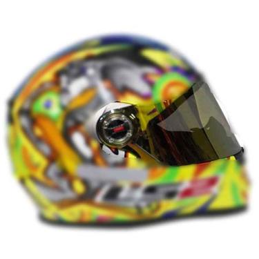 Imagem de Viseira Capacete Ls2 Ff358 Dourada Light Dia Noite - POLIVISOR