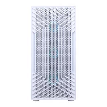 Imagem de Gabinete gamer mini tower 3 fan rgb sem fonte liketec orbital snow lc-