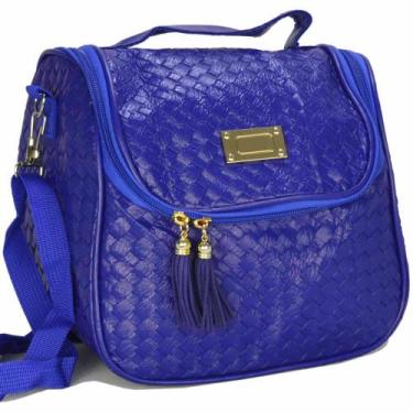 Imagem de Nécessaire Feminina Bolsa Térmica Luxo Azul CBRN07950 - Commerce Brasi