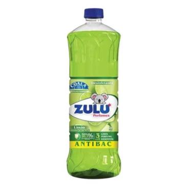 Imagem de Desinfetante Perfumado 3 em 1 Limão 1l Zulu Coala