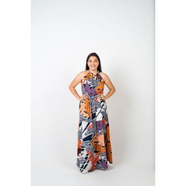 Imagem de Vestido Feminino Sol de Primavera - Sokolowski Fashion, Laranja, M