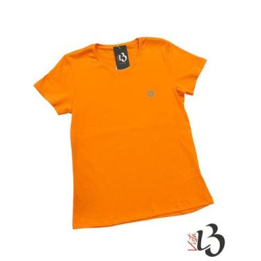 Imagem de Camiseta Gola Redonda Lisas jovem e adulto - VISTA LB, Laranja, M