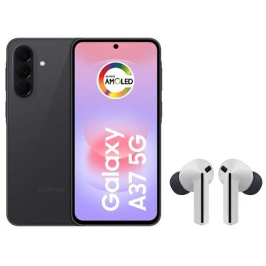 Imagem de Smartphone Samsung Galaxy A37 256GB Preto - 5G + Fone de Ouvido Blueto