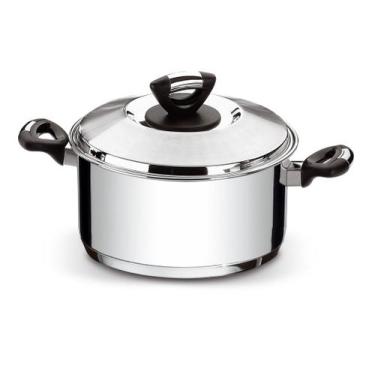 Imagem de Panela Caçarola Tramontina Solar Baquelite Funda 24cm em Aço Inox