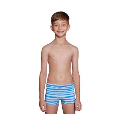 Imagem de Sunga Boxer - Giz Stripe Blue - Banho Maria, 16