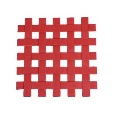 Imagem de Descanso para Panela de Silicone Vermelho 17cm Kenya