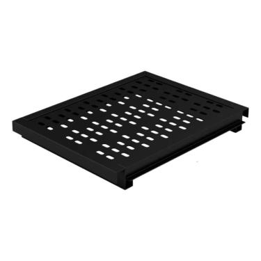 Imagem de Ralo de Piso Linear 15x15 Alumínio Anodizado Grelha Removível Preto Casah