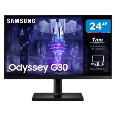 Imagem de Monitor 24 Gamer Samsung Odyssey G30, 24", Bivolt