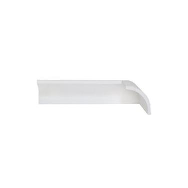 Imagem de Rodateto de Poliestireno 6,5CMX80MM Liso 2,0 Metro Linear Branco Gradd