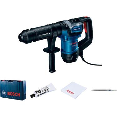 Imagem de Martelete Demolidor Gsh 5 com Motor 1100W e 12 Posições de Cinzelamento em Maleta Bosch