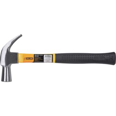 Imagem de Martelo Unha 29mm com Cabo de Fibra de Vidro Collins Aço Forjado e Temperado Empunhadura Ergonômica e Emborrachada