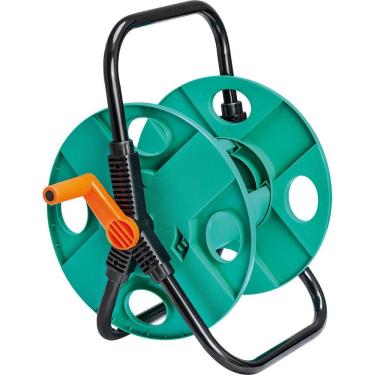 Imagem de Enrolador de Mangueira Portátil para Mangueiras 1-2 e 5-8 com Manivela de Acionamento Cinza Kala 45M 35M Bivolt