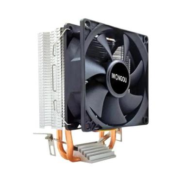 Imagem de Cooler De CPU RGB 90mm Com Radiador De 3 Pinos E Heatpipes Para Proces