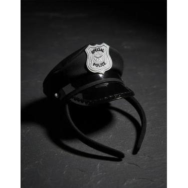 Imagem de Tiara Com Mini Chapéu Quepe Profissões Para Festas Fantasias - - D Pre