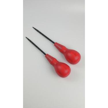 Imagem de Kit 2 Sovelas Furador Aço Carbono Cabo PVC Profissional - Congratulati