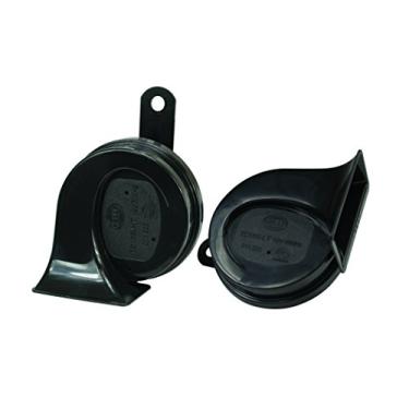 Imagem de HELLA Kit de buzina trompete preto 12V 012010971 (Universal Fit-Blister)
