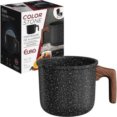 Imagem de Fervedor de Alumínio Antiaderente Euro Color Stone 1,9 Litros