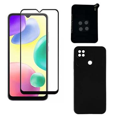 Imagem de Capa Anti Impacto Aveludada + Película 3D + Pel Câmera Para Xiaomi Redmi 10a Note 11 Pro X4 Pro 5G (Redmi 10A)