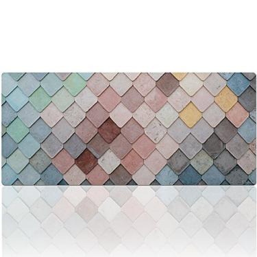 Imagem de Mouse pad e tapete para jogos de computador Cmhoo XGG profissional grande, 90x40 Xgezi, 35.4x15.7x0.1IN