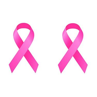 Imagem de Pacote com 2 melhores adesivos de decalque autoadesivos de vinil para conscientização do câncer de mama Survivor autoadesivo para carro, caminhão, van, SUV, janela, barco para mulheres, mães, avós, pacote com 2