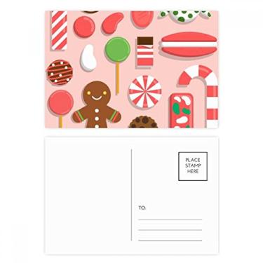 Imagem de Feliz Natal infância presente padrão conjunto de cartão postal aniversário correio cartão de agradecimento